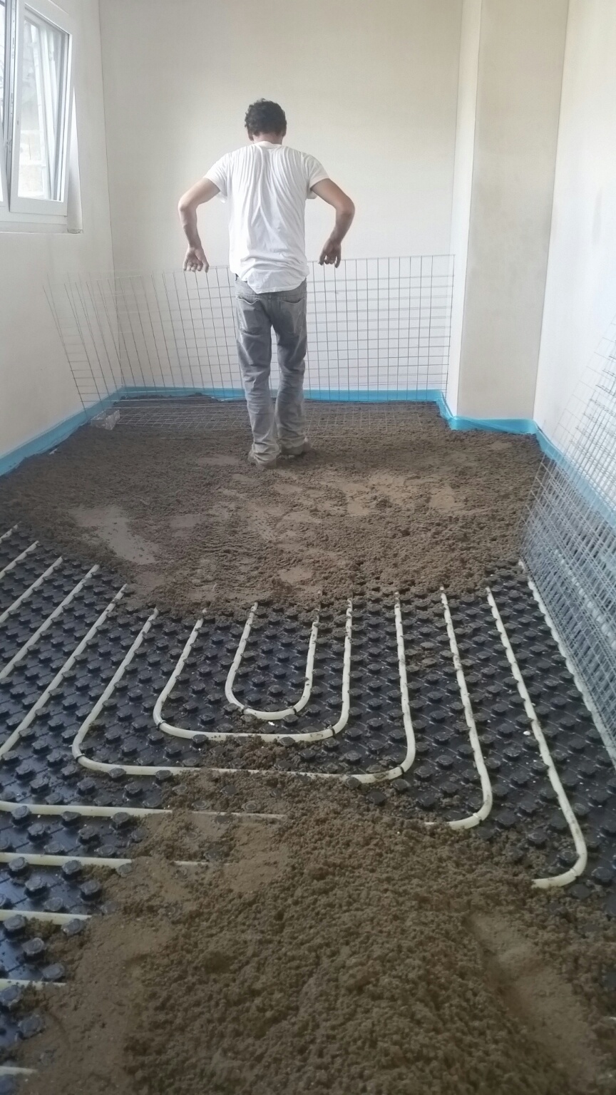 Chauffage par le sol - Finition